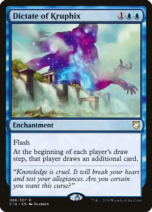 Dictate of Kruphix · Commander 2018 86/307