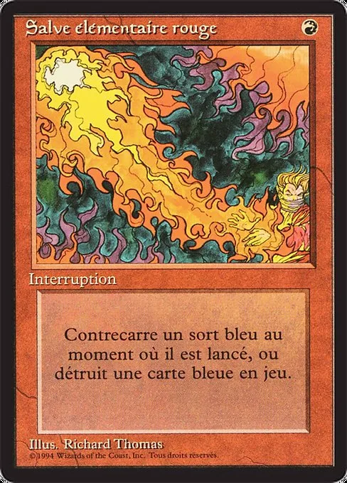 Red Elemental Blast · Foreign Black Border 171/307