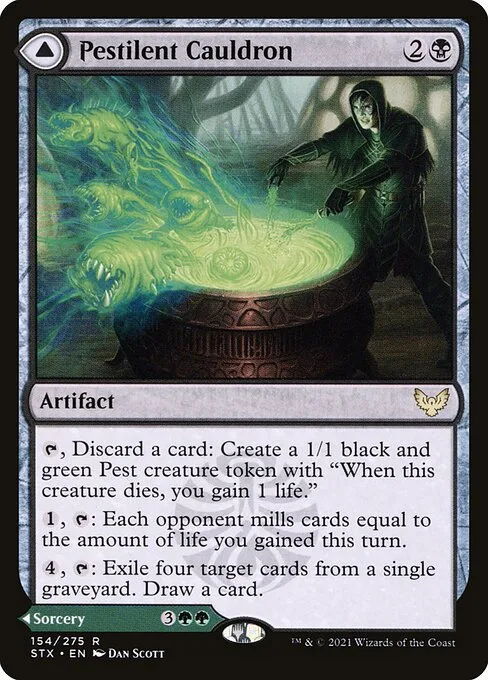 Pestilent Cauldron // Restorative Burst · Strixhaven: School of Mages 154/393