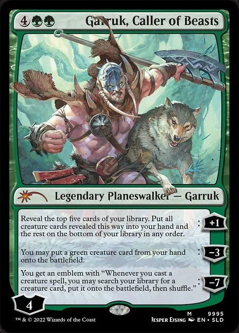 Garruk, Caller of Beasts · Secret Lair Drop 9995/2547
