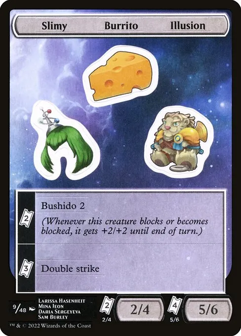 Slimy Burrito Illusion · Unfinity Sticker Sheets 9/48