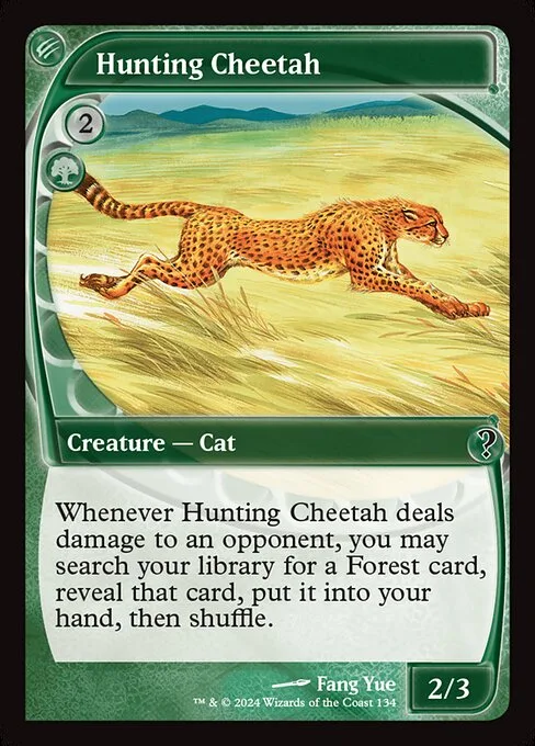 Hunting Cheetah · Mystery Booster 2 134/385