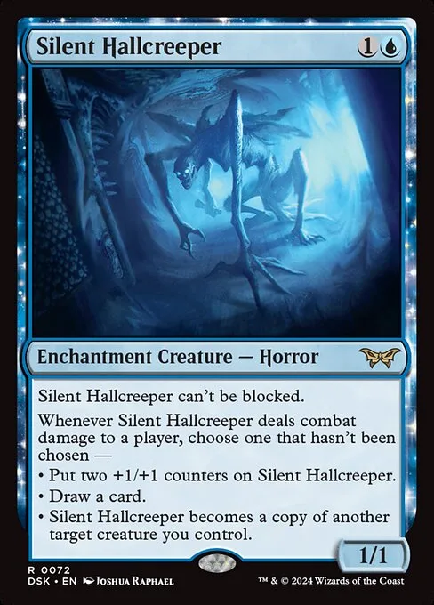 Silent Hallcreeper · Duskmourn: House of Horror 72/419