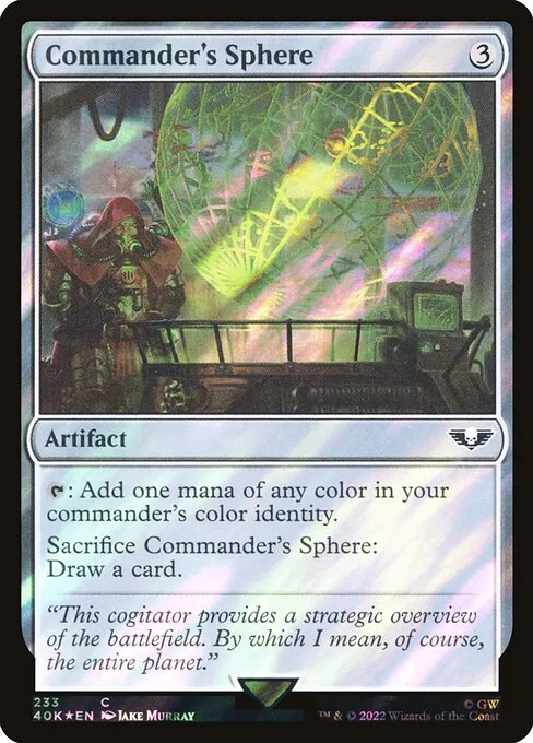 Commander's Sphere · Warhammer 40,000 Commander 233★/617