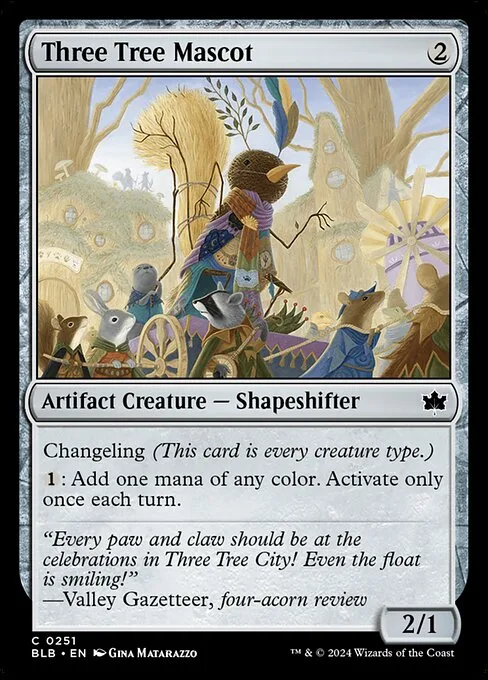 Three Tree Mascot · Bloomburrow 251/398
