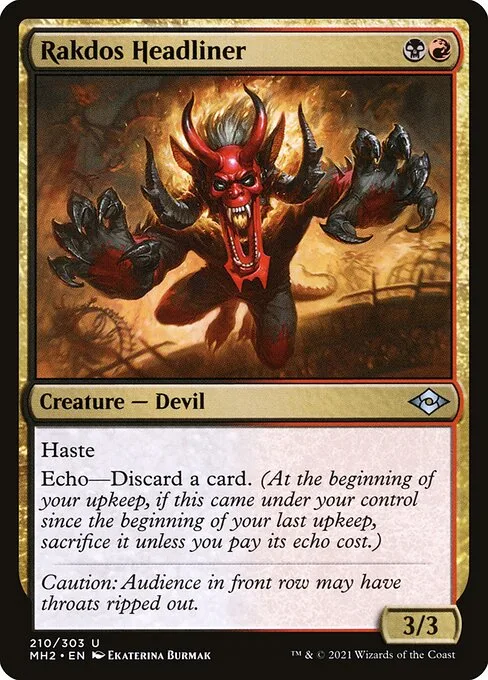 Rakdos Headliner · Modern Horizons 2 210/493