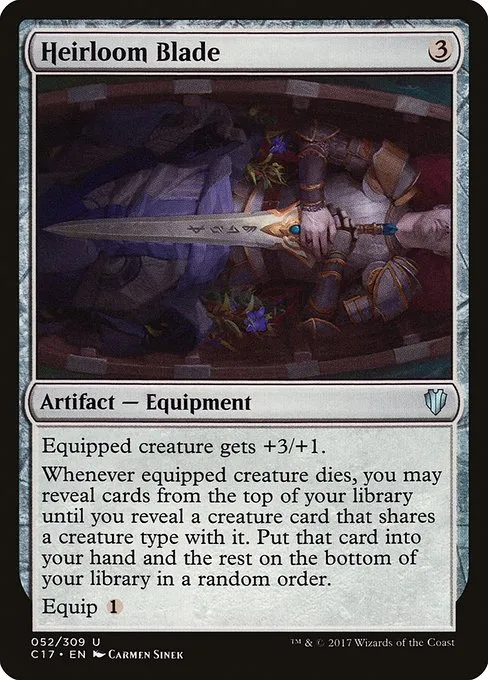 Heirloom Blade · Commander 2017 52/309