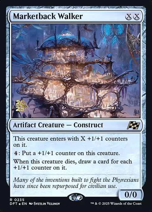 Marketback Walker · Aetherdrift Promos 235s/160