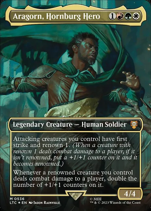 Aragorn, Hornburg Hero · Tales of Middle-earth Commander 536/591