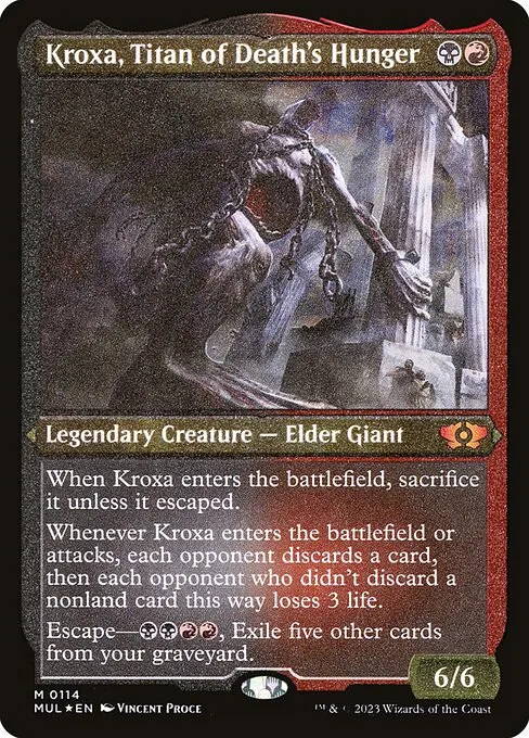 Kroxa, Titan of Death's Hunger · Multiverse Legends 114/261