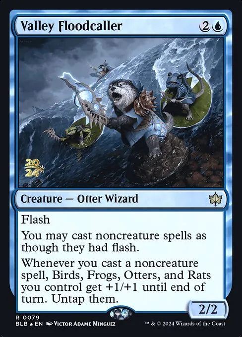Valley Floodcaller · Bloomburrow Promos 79s/160