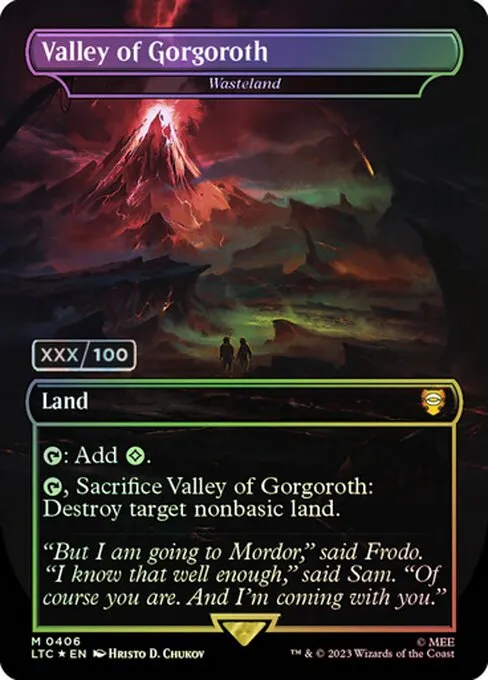 Wasteland · Tales of Middle-earth Commander 406z/591