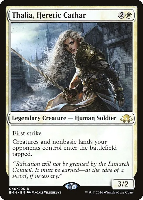 Thalia, Heretic Cathar · Eldritch Moon 46/208