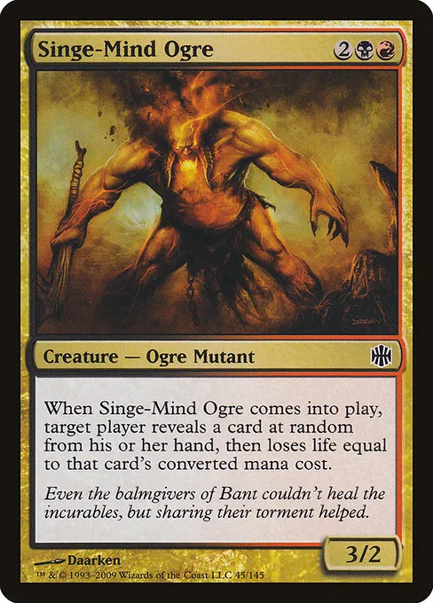 Singe-Mind Ogre · Alara Reborn 45/145