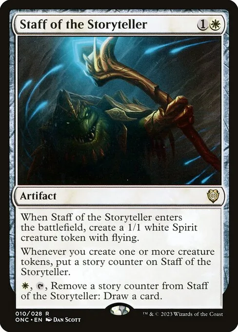 Staff of the Storyteller · Phyrexia: All Will Be One Commander 10/174