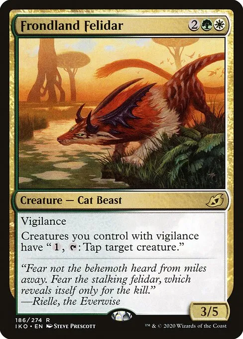 Frondland Felidar · Ikoria: Lair of Behemoths 186/390