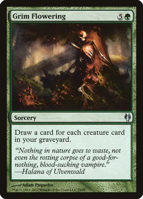 Grim Flowering · Duel Decks: Izzet vs. Golgari 75/90