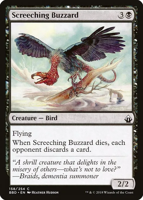 Screeching Buzzard · Battlebond 158/256