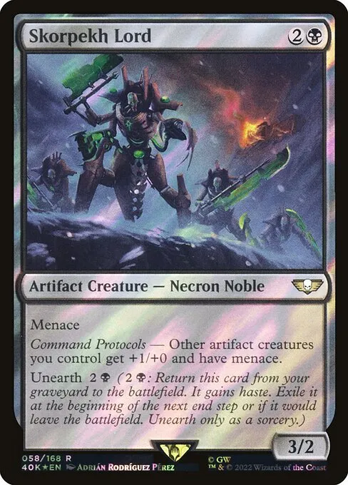 Skorpekh Lord · Warhammer 40,000 Commander 58★/617