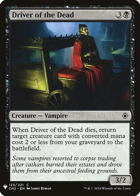 Driver of the Dead · The List CN2-133/5050