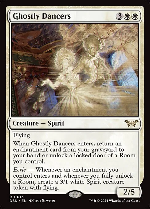 Ghostly Dancers · Duskmourn: House of Horror 13/419