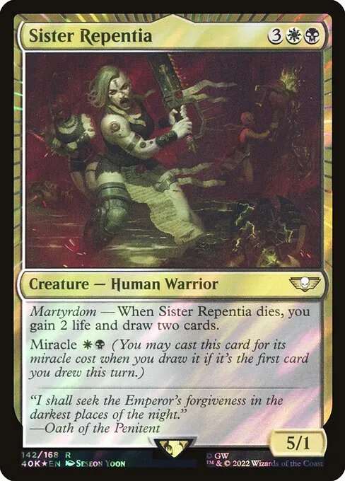 Sister Repentia · Warhammer 40,000 Commander 142★/617
