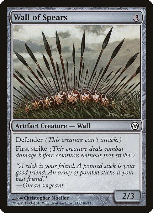Wall of Spears · Duels of the Planeswalkers 96/113