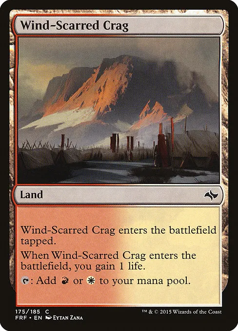 Wind-Scarred Crag · Fate Reforged 175/191