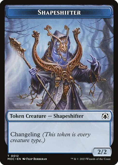 Shapeshifter · March of the Machine Commander Tokens 12/46