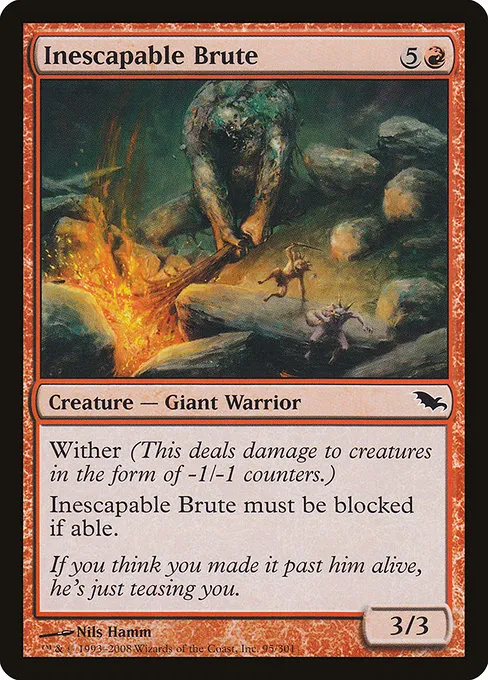 Inescapable Brute · Shadowmoor 95/302