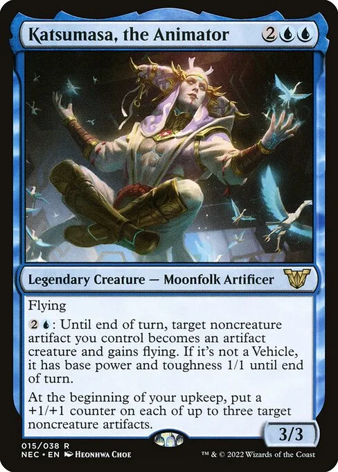 Katsumasa, the Animator · Neon Dynasty Commander 15/179