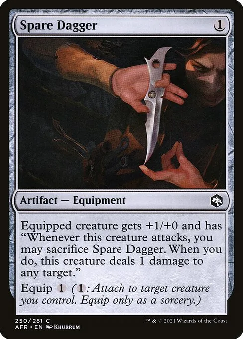 Spare Dagger · Adventures in the Forgotten Realms 250/424