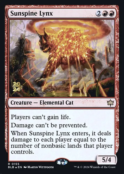 Sunspine Lynx · Bloomburrow Promos 155s/160