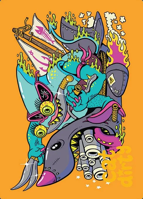 Fearless Swashbuckler // Fearless Swashbuckler · Aetherdrift Art Series 51/54