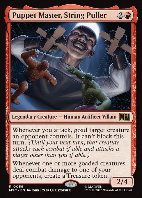 Puppet Master, String Puller · Marvel Super Heroes Commander 59/9