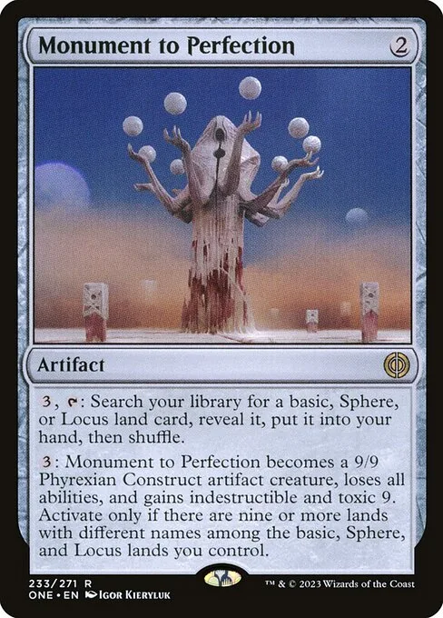 Monument to Perfection · Phyrexia: All Will Be One 233/479