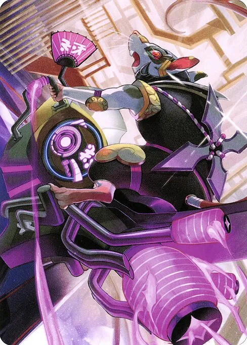 Nashi, Moon Sage's Scion // Nashi, Moon Sage's Scion · Neon Dynasty Art Series 59/81