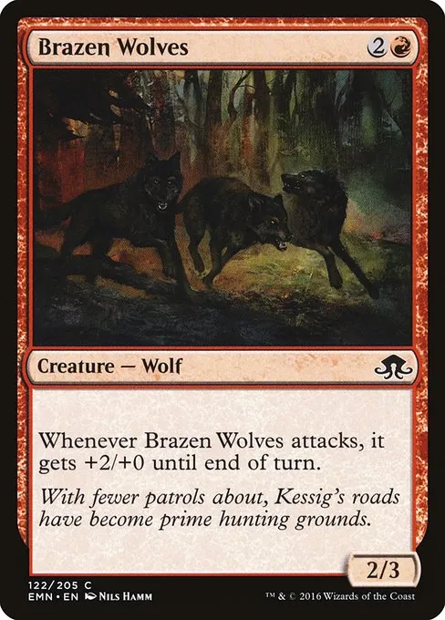 Brazen Wolves · Eldritch Moon 122/208