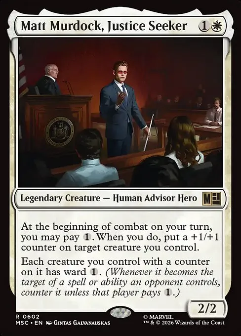 Matt Murdock, Justice Seeker · Marvel Super Heroes Commander 602/9