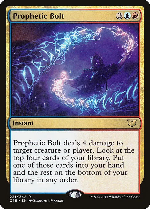 Prophetic Bolt · Commander 2015 231/342