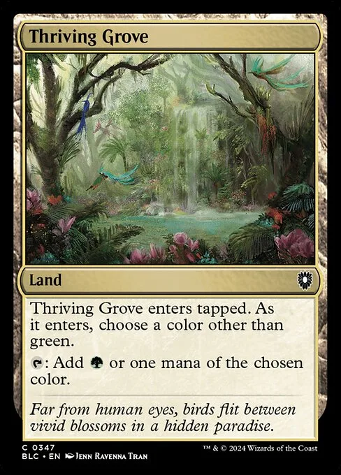 Thriving Grove · Bloomburrow Commander 347/356