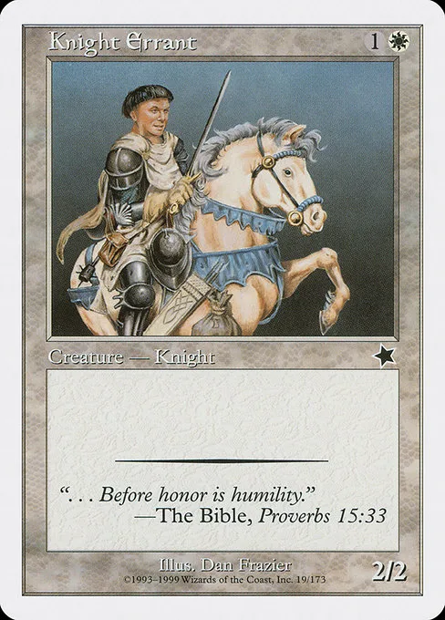 Knight Errant · Starter 1999 19/173