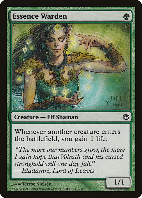 Essence Warden · Duel Decks: Ajani vs. Nicol Bolas 3/80