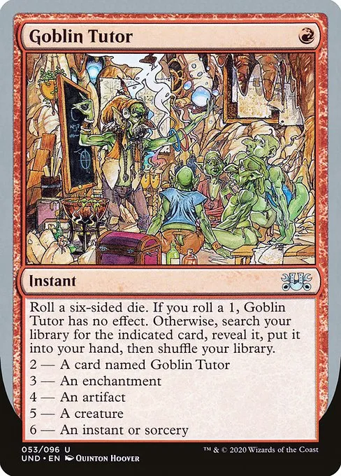 Goblin Tutor · Unsanctioned 53/96