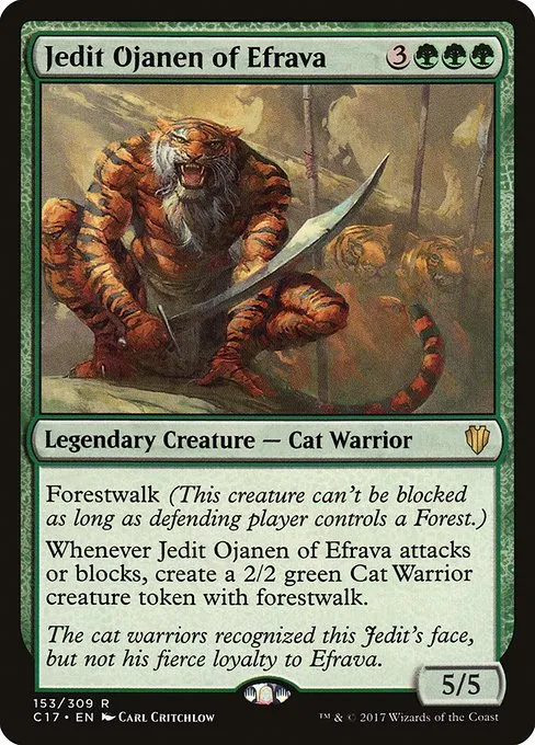 Jedit Ojanen of Efrava · Commander 2017 153/309
