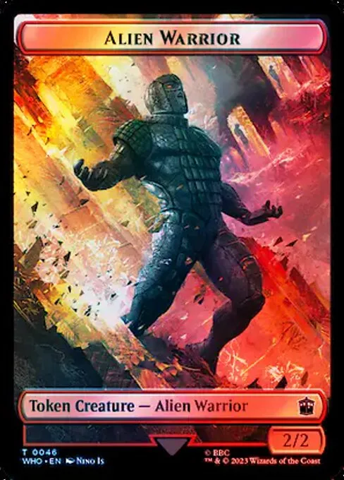 Alien Warrior · Doctor Who Tokens 46/64