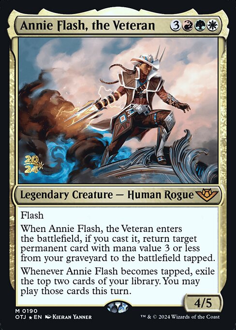 Annie Flash, the Veteran · Outlaws of Thunder Junction Promos 190s/160