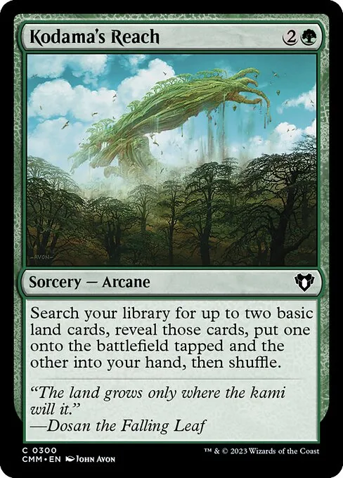 Kodama's Reach · Commander Masters 300/1067