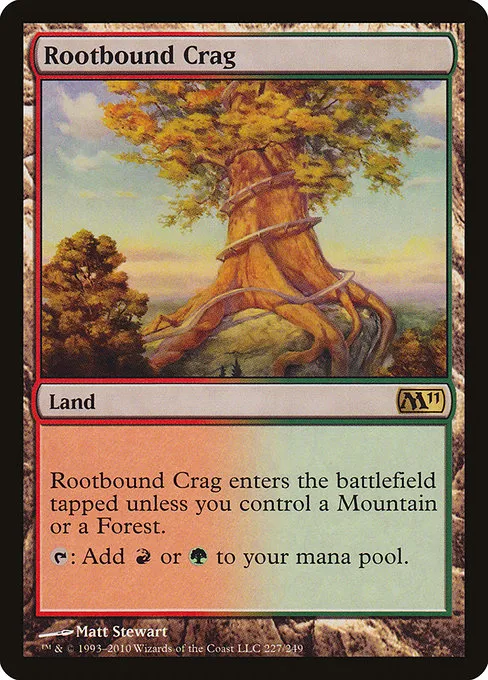 Rootbound Crag · Magic 2011 227/249