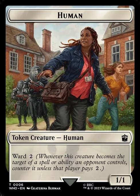 Human · Doctor Who Tokens 6/64